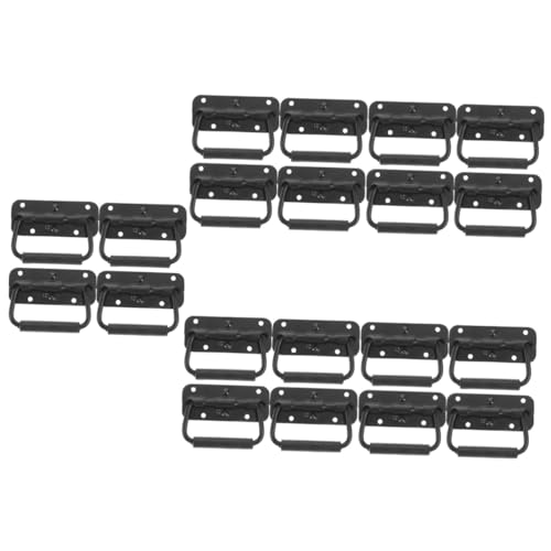 IMIKEYA 5 Sätze Teiliges Edelstahl Federzug Griffset Federbelastete Klappgriffe Für Möbel Werkzeugkisten Und Transportboxen Ergonomisches Design Oberfläche Montierbar Schwarz 4 Stück * 5 IMIKEYA 5 Sätze Teiliges Edelstahl Federzug Griffset Federbelastete Klappgriffe Für Möbel Werkzeugkisten Und Transportboxen Ergonomisches Design Oberfläche Montierbar Schwarz 4 Stück * 5 von IMIKEYA