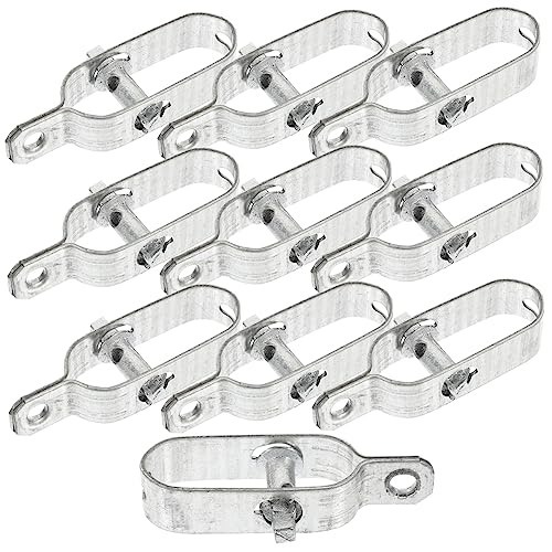 IMIKEYA 5 Sätze Teiliges Stahlseil Spanner Aus Robustem Eisen Verstellbarer Drahtspanner Mit Hoher Verschleißfestigkeit Rostfrei Für Gewächshausrahmen Zaun Hühner Und 10 Stück * 5 von IMIKEYA
