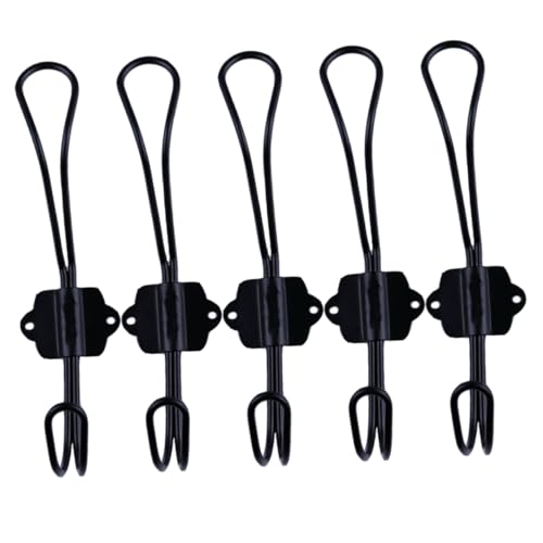 IMIKEYA 5 Stück Schwarze Metall kleiderhaken Rostfrei Starke Tragkraft Langlebig Einfache Montage zum Aufhängen von Jacken Handtüchern Taschen im Bad Schlafzimmer und Flur IMIKEYA 5 Stück Schwarze Metall kleiderhaken Rostfrei Starke Tragkraft Langlebig Einfache Montage zum Aufhängen von Jacken Handtüchern Taschen im Bad Schlafzimmer und Flur von IMIKEYA