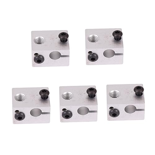 IMIKEYA 5 Stück Teiliges Heizblock aus Aluminium für Drucker Hot End Zubehör für Head Extruder Geeignet für Drucker mit Hoher Dichtigkeit und Effektiver Vermeidung von Leckagen IMIKEYA 5 Stück Teiliges Heizblock aus Aluminium für Drucker Hot End Zubehör für Head Extruder Geeignet für Drucker mit Hoher Dichtigkeit und Effektiver Vermeidung von Leckagen von IMIKEYA