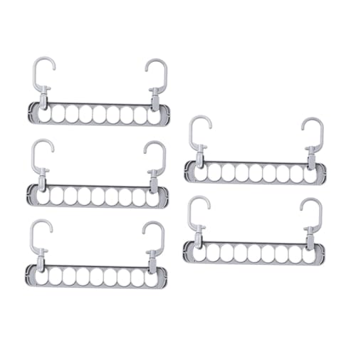 IMIKEYA 5 Stück Teiliges Multifunktionales Platzsparender Kleiderschrank Organizer Vielseitiger Wäscheständer zum Aufhängen und Sortieren von Kleidung Praktisches Ordnungssystem für von IMIKEYA