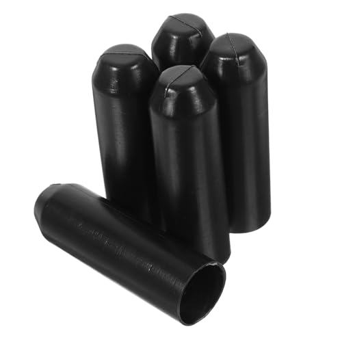 IMIKEYA 5 Stück Teiliges Schrumpfschlauch Endkappen Isolierte Kabelschutzkappen Wärmeschrumpfende Kabelabschlusskappen für Sichere Elektrische Verbindungen und Kurzschlussschutz von IMIKEYA