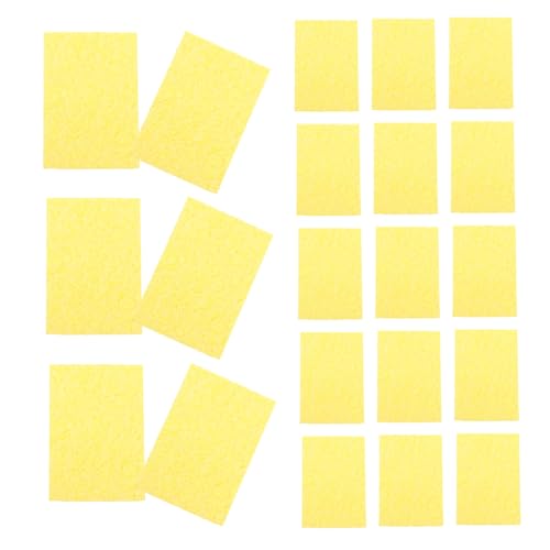 IMIKEYA 50 Stück Lötschwämme Ersatz Hochtemperatur Lötkolbenspitze Reinigungspads Gelb Soldering Tip Cleaner Effizient für Werkstatt und Löten IMIKEYA 50 Stück Lötschwämme Ersatz Hochtemperatur Lötkolbenspitze Reinigungspads Gelb Soldering Tip Cleaner Effizient für Werkstatt und Löten von IMIKEYA