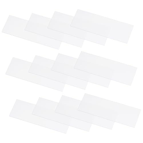 IMIKEYA 50 Stück Mikroskop objektträger Blanko mit Vorgereinigten Abdeckgläsern Geschliffene Kanten Hohe Transparenz Kratzfrei für Optische Mikroskope Sicherer Rand für Schule und IMIKEYA 50 Stück Mikroskop objektträger Blanko mit Vorgereinigten Abdeckgläsern Geschliffene Kanten Hohe Transparenz Kratzfrei für Optische Mikroskope Sicherer Rand für Schule und von IMIKEYA