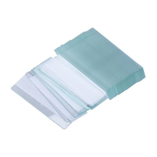 IMIKEYA 50 Stück Mikroskop objektträger aus Hochwertigem Optischem Glas mit Präzise Geschliffenen Kanten für Biologische Wissenschaftsausbildung und Laborexperimente Geeignet für Bildung IMIKEYA 50 Stück Mikroskop objektträger aus Hochwertigem Optischem Glas mit Präzise Geschliffenen Kanten für Biologische Wissenschaftsausbildung und Laborexperimente Geeignet für Bildung von IMIKEYA