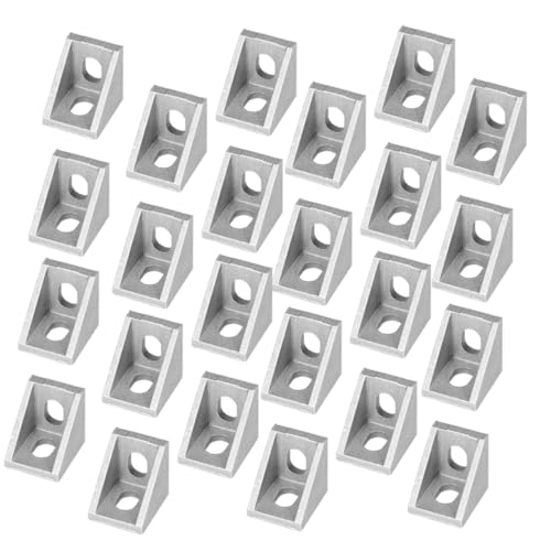 IMIKEYA 50 Stück Teiliges Aluminiumlegierung Winkelverbinder Eckverbinder Verbindung für Aluminiumprofil T nut Hohe Festigkeit und Härte Geeignet für Cnc Robotik Werkstatt IMIKEYA 50 Stück Teiliges Aluminiumlegierung Winkelverbinder Eckverbinder Verbindung für Aluminiumprofil T nut Hohe Festigkeit und Härte Geeignet für Cnc Robotik Werkstatt von IMIKEYA
