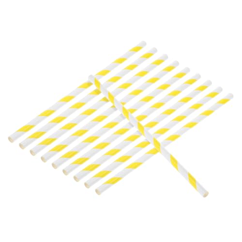 IMIKEYA 50 Stück Verbrauchsmaterial Für Papierstifte Zuckerwattebeutel Mit Krawatten Halter Für Zuckerwattetüten Zuckerwatte-stäbchen Und Zapfen Zuckerwatte-stick Gelb von IMIKEYA