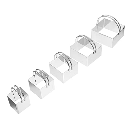 IMIKEYA Quadratische Ausstechformen Aus Nicht Rostfreiem Stahl Backformen Zum Backen Von Desserts IMIKEYA Quadratische Ausstechformen Aus Nicht Rostfreiem Stahl Backformen Zum Backen Von Desserts von IMIKEYA