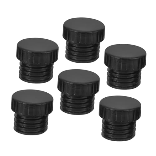 IMIKEYA 6 Stück Birnenkappe lampenfassung schutzkappen Lichtstecker Lampensteckdose Schutzstecker Sicherheitsabdeckung für Steckdosen Steckerabdeckung Lichtsteckdosenabdeckung Sport Black von IMIKEYA