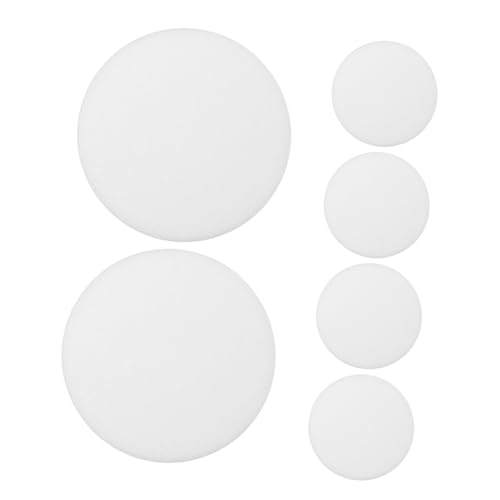 IMIKEYA 6 Stück Blendfreie Deckenleuchte Lampenschirm Lampenzubehör Deckenscheibe Lampendiffusor Diffusor Für Deckenleuchte Led-lichtdiffusorabdeckung Diffusor Lampenabdeckung Plastik Weiß von IMIKEYA