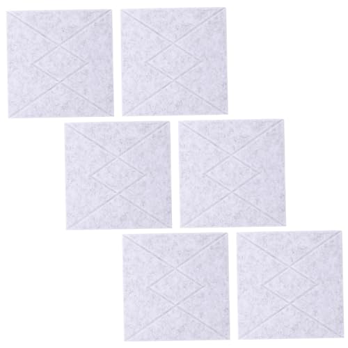 IMIKEYA 6 Stück Polyester Akustikpaneele Abnehmbare Schalldämmende Wandfliesen für Büro Klassenzimmer und Wohnräume Schallabsorbierende Pinnwand IMIKEYA 6 Stück Polyester Akustikpaneele Abnehmbare Schalldämmende Wandfliesen für Büro Klassenzimmer und Wohnräume Schallabsorbierende Pinnwand von IMIKEYA