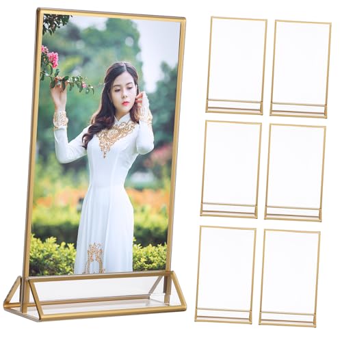 IMIKEYA 6 Stück Schildhalter Transparent Vertikale Preisschild und Papieranzeige für Hochzeit Deko Restaurant Tischnummern Abnehmbar Bruchsicher und Leicht Modernes Design IMIKEYA 6 Stück Schildhalter Transparent Vertikale Preisschild und Papieranzeige für Hochzeit Deko Restaurant Tischnummern Abnehmbar Bruchsicher und Leicht Modernes Design von IMIKEYA
