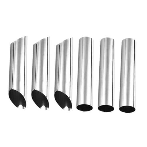 IMIKEYA 6 Stück Teiliges Edelstahl Cannoli Röhrchen Set Backform für Gebäck Sahnerollen Croissant Formen Langlebig Robust Vielseitig für Hobby Profi von IMIKEYA