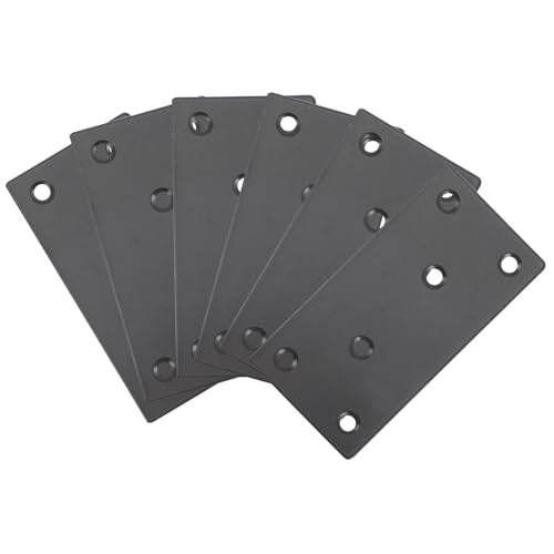 IMIKEYA 6 Stück Teiliges Flache Schwarze Edelstahl Eckwinkel mit Löchern Stabile Möbelverbinder Wandhalterungen zur Möbelreparatur und Verstärkung IMIKEYA 6 Stück Teiliges Flache Schwarze Edelstahl Eckwinkel mit Löchern Stabile Möbelverbinder Wandhalterungen zur Möbelreparatur und Verstärkung von IMIKEYA