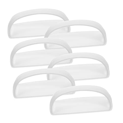 IMIKEYA 6 Stück Teiliges Selbstklebender für Schränke ohne Bohren Ergonomisch Installieren Geeignet für Glas und Schiebetüren Weiß IMIKEYA 6 Stück Teiliges Selbstklebender für Schränke ohne Bohren Ergonomisch Installieren Geeignet für Glas und Schiebetüren Weiß von IMIKEYA