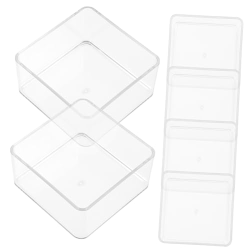 IMIKEYA 6 Stück Teiliges Transparentes Organizer Multifunktionale Aufbewahrungsbox für Kosmetik Büro und Haushalt Klare Kunststoffboxen für Schreibtisch und Schrank Praktische von IMIKEYA