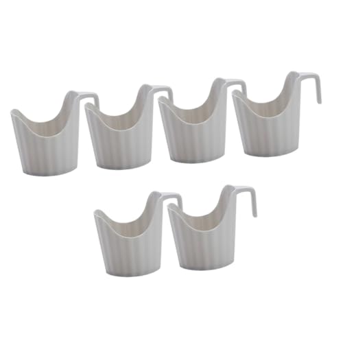 IMIKEYA 6 Stück Teiliges Verbrennungs Becherhalter für Papierbecher Hitzeschützender Tassenhalter für Büro Haushalt Milchtee und Minimalistisches Design Rutschfest Leicht zu Reinigen Weiß IMIKEYA 6 Stück Teiliges Verbrennungs Becherhalter für Papierbecher Hitzeschützender Tassenhalter für Büro Haushalt Milchtee und Minimalistisches Design Rutschfest Leicht zu Reinigen Weiß von IMIKEYA