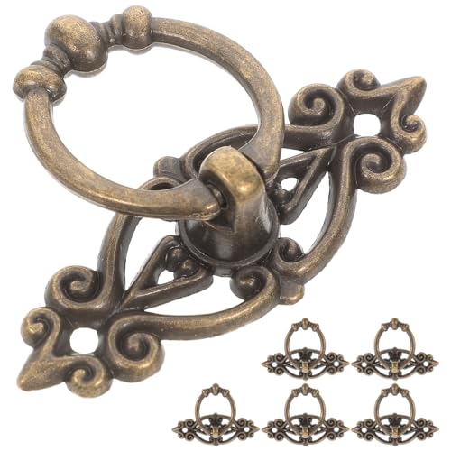 IMIKEYA 6 Stück Vintage Schubladengriffe aus Zinklegierung Antikbronze Möbelbeschläge für Kommode Nachttisch und Schrank mit Einfacher Montage und Zeitlosem Design IMIKEYA 6 Stück Vintage Schubladengriffe aus Zinklegierung Antikbronze Möbelbeschläge für Kommode Nachttisch und Schrank mit Einfacher Montage und Zeitlosem Design von IMIKEYA