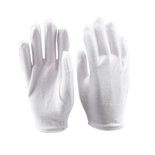 IMIKEYA 6 Stück Weiße Leichte Baumwollhandschuhe Xl Dehnbare Arbeitshandschuhe mit Schutzfunktion Wiederverwendbar für Gartenarbeit Reinigung Gewerbe und Manuelle Tätigkeiten IMIKEYA 6 Stück Weiße Leichte Baumwollhandschuhe Xl Dehnbare Arbeitshandschuhe mit Schutzfunktion Wiederverwendbar für Gartenarbeit Reinigung Gewerbe und Manuelle Tätigkeiten von IMIKEYA