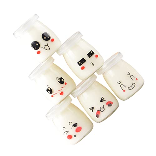 IMIKEYA 6St vitroleros para mini Glasflaschen für Babys Behälterglas Terrarien Dessertbecher Glasgefäß mit Deckel Geleegläser Milchflasche Marmelade Nuckelflasche Pudding Joghurt Container IMIKEYA 6St vitroleros para mini Glasflaschen für Babys Behälterglas Terrarien Dessertbecher Glasgefäß mit Deckel Geleegläser Milchflasche Marmelade Nuckelflasche Pudding Joghurt Container von IMIKEYA
