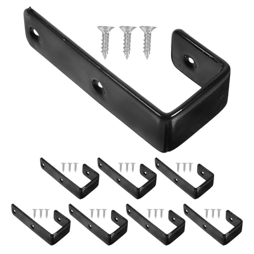 IMIKEYA 8 Stück Bettleiterhaken – 25 mm Metall-Etagenleiterhalter mit Schrauben – PVC-beschichtete J-Hakenhalterung für Loft-Kinderschlafsaalbetten, Wohnmobiltreppen IMIKEYA 8 Stück Bettleiterhaken – 25 mm Metall-Etagenleiterhalter mit Schrauben – PVC-beschichtete J-Hakenhalterung für Loft-Kinderschlafsaalbetten, Wohnmobiltreppen von IMIKEYA