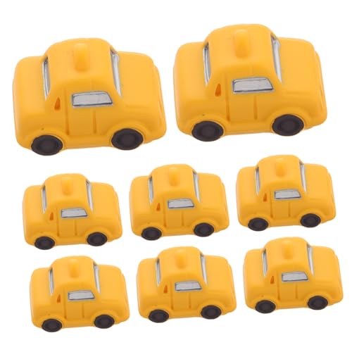 IMIKEYA 8 Stück Micro-Landscape Taxi Kleines Automodell Mini-automodell Armaturenbrettverzierung Winziges Fahrzeugornament Mini-Auto- Taxi- Harz Yellow IMIKEYA 8 Stück Micro-Landscape Taxi Kleines Automodell Mini-automodell Armaturenbrettverzierung Winziges Fahrzeugornament Mini-Auto- Taxi- Harz Yellow von IMIKEYA
