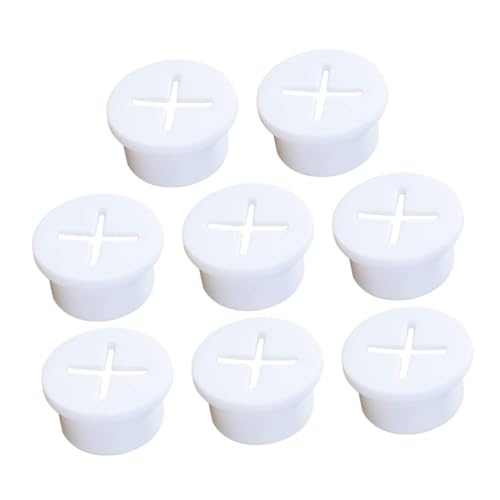 IMIKEYA 8 Stück Teiliges Kabeldurchführung aus Weichem Material Kabelmanagement für Schreibtisch und Möbel Staubschutz für Kabelöffnungen Einfache Montage Geeignet für Büro und Zuhause von IMIKEYA