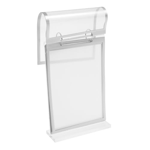 IMIKEYA Acryl Flip display Ständer Menühalter Transparent mit Praktischem Umblätter design für Restaurants Cafés Tischaufsteller Werbeständer Schilderhalter Tisch IMIKEYA Acryl Flip display Ständer Menühalter Transparent mit Praktischem Umblätter design für Restaurants Cafés Tischaufsteller Werbeständer Schilderhalter Tisch von IMIKEYA