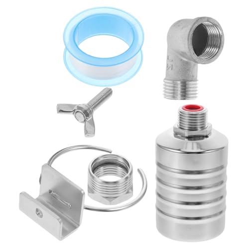 IMIKEYA Automatisches Edelstahl Schwimmerventil Wasserstandskontrolle Wasserfüllventil für Wassertank Wasserbehälter Wasserreservoir Pool Teich Wasserstandregler von IMIKEYA