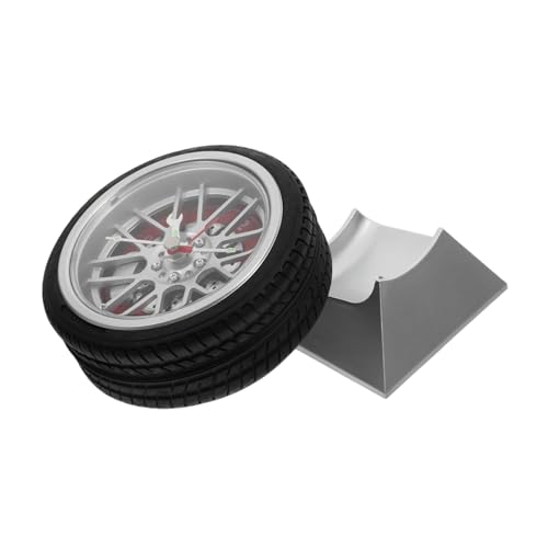 IMIKEYA Autoreifenuhr Alter Wecker Schmelzende Uhr Tischuhren Kaminuhr Wecker Jahrgang Vintage-wecker Mit Usb- Mechaniker-reparaturwerkzeug-wanduhr Rennuhr Lauter Wecker Retro Abs von IMIKEYA