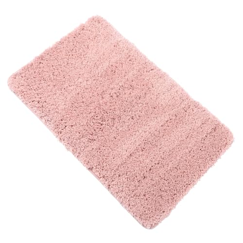 IMIKEYA Badezimmerunterlage Badematte Aus Memory-Schaum Türeingangsmatte Waschbare Badezimmermatten Teppich Rosa Dekorative Matte Wasser Aufnehmen Polyester (Polyester) von IMIKEYA