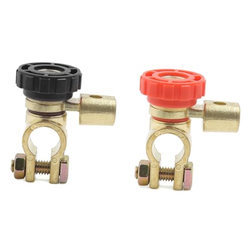 IMIKEYA Batterie Trennschalter Isolator Cut Off Schwarz für Auto Boot Schutzschalter mit Schnellverschluss Schraube und Diebstahlsicherung von IMIKEYA