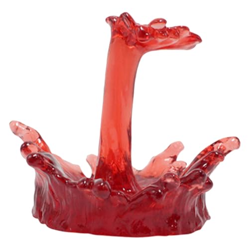 IMIKEYA Blase Fisch Lampe Wasserfall Stil Wasser Verzierungen Wasser Funktion Harz Desktop Decor von IMIKEYA
