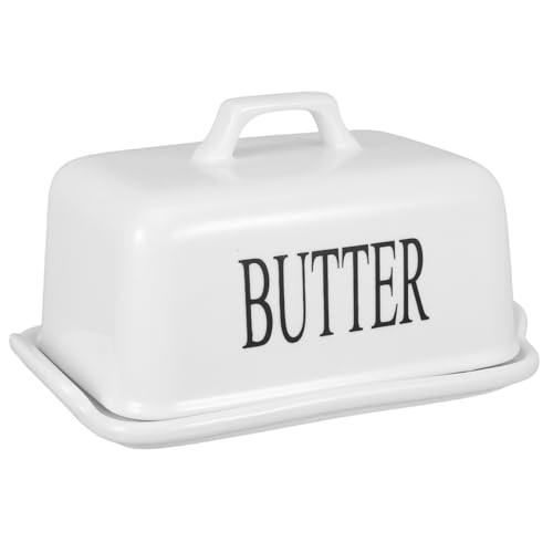 IMIKEYA Breiter Butterbehälter mit Deckel Luftdicht Große Kapazität zur Aufbewahrung von Butter und Perfektes Küchenorganisationstablett für Essbereiche IMIKEYA Breiter Butterbehälter mit Deckel Luftdicht Große Kapazität zur Aufbewahrung von Butter und Perfektes Küchenorganisationstablett für Essbereiche von IMIKEYA