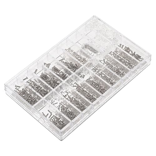 IMIKEYA Brillenschrauben mit Nasenpads Ersatzteile für Sonnenbrillen und Brillen Reparatur Tragbares Brillen Schrauben Werkzeug Kit zur Nasenbügel Reparatur Langlebig und Praktisch von IMIKEYA