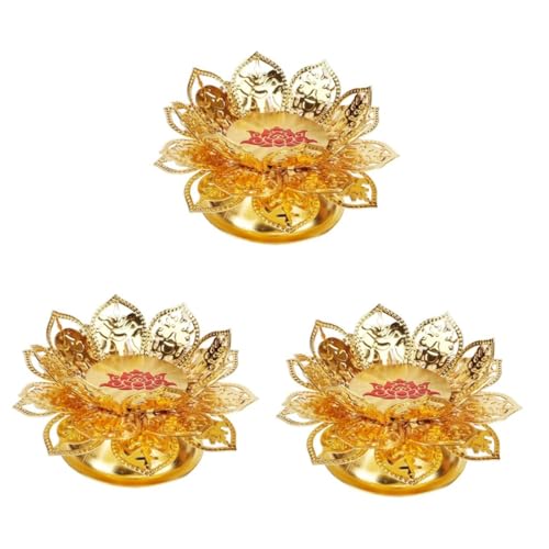 IMIKEYA Butterlampe 3st Ghee-lampenfassung Diwali-lampenfassung Lotusblumen-teelichthalter Butterlampenfassung Religiöser Kerzenhalter Urlaub Kerzenhalter Spitzkerze Vintage Kerzenständer Metall IMIKEYA Butterlampe 3st Ghee-lampenfassung Diwali-lampenfassung Lotusblumen-teelichthalter Butterlampenfassung Religiöser Kerzenhalter Urlaub Kerzenhalter Spitzkerze Vintage Kerzenständer Metall von IMIKEYA