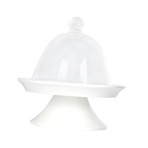 IMIKEYA Cake Stand mit Abdeckung Mehrzweck Kuchenplatte Hochwertiger Tortenständer Transparent Staubschutz für Cupcakes Dessert und Obst Präsentation IMIKEYA Cake Stand mit Abdeckung Mehrzweck Kuchenplatte Hochwertiger Tortenständer Transparent Staubschutz für Cupcakes Dessert und Obst Präsentation von IMIKEYA