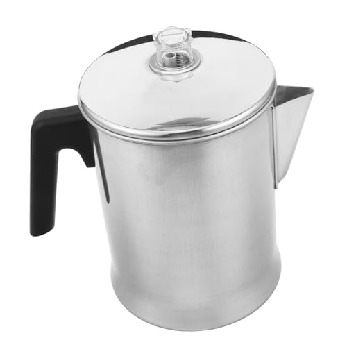 IMIKEYA Camping Kaffeekanne Aluminium Schnelles Erhitzen Vielseitig für Kaffee Tee Wasser Leicht Tragbar für Outdoor Wandern Picknick Reise von IMIKEYA