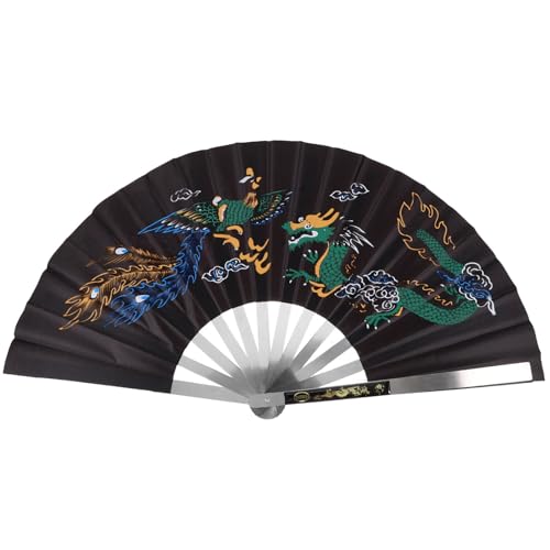 IMIKEYA Chinesischer Faltfächer Handfächer Mit Pfingstrosen-Design Zum Tanzen Und Als IMIKEYA Chinesischer Faltfächer Handfächer Mit Pfingstrosen-Design Zum Tanzen Und Als von IMIKEYA