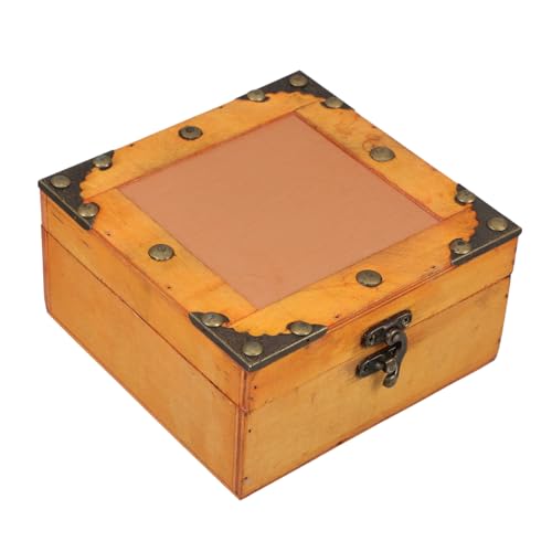 IMIKEYA Dekorative Holzbox mit Deckel Vintage Aufbewahrungsbox für Schmuck und Kleine Gegenstände oder Fotorequisite aus Hochwertigem Holz Gefertigt IMIKEYA Dekorative Holzbox mit Deckel Vintage Aufbewahrungsbox für Schmuck und Kleine Gegenstände oder Fotorequisite aus Hochwertigem Holz Gefertigt von IMIKEYA