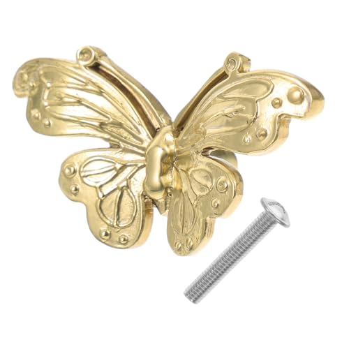 IMIKEYA Dekorativer Schrankknopf Schmetterlingsgriff aus Massivem Messing für Schränke und Möbel Eleganter Möbelgriff mit Einzigartigem Design für Diy Dekoration und Vielseitige Anwendung IMIKEYA Dekorativer Schrankknopf Schmetterlingsgriff aus Massivem Messing für Schränke und Möbel Eleganter Möbelgriff mit Einzigartigem Design für Diy Dekoration und Vielseitige Anwendung von IMIKEYA