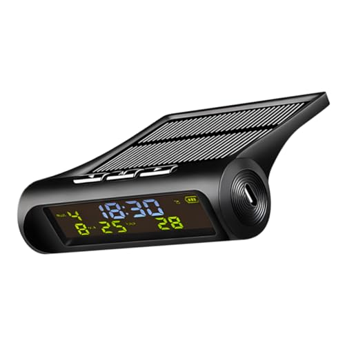 IMIKEYA Digital Auto Uhr mit Thermometer und Energieversorgung Kleine Fahrzeugarmaturenbrettuhr mit Temperatur Datumsanzeige Präzises Multifunktionsinstrument für Auto innenraum IMIKEYA Digital Auto Uhr mit Thermometer und Energieversorgung Kleine Fahrzeugarmaturenbrettuhr mit Temperatur Datumsanzeige Präzises Multifunktionsinstrument für Auto innenraum von IMIKEYA