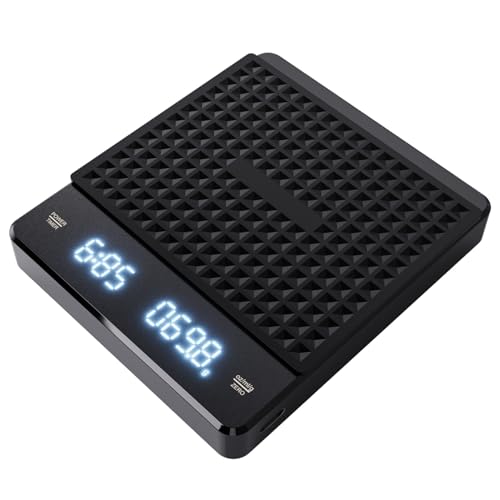 IMIKEYA Digitale Kaffeewaage mit Timer und Lcd display Präzise Elektronische Küchenwaage Inkl Hitzebeständiger Silikonmatte Automatische Abschaltung für Kaffeezubereitung und Backen zu IMIKEYA Digitale Kaffeewaage mit Timer und Lcd display Präzise Elektronische Küchenwaage Inkl Hitzebeständiger Silikonmatte Automatische Abschaltung für Kaffeezubereitung und Backen zu von IMIKEYA