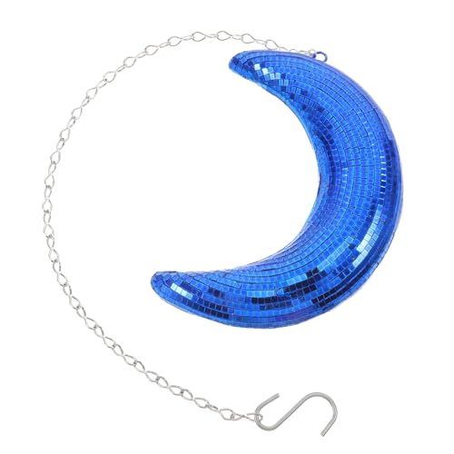 IMIKEYA Disco Hängt Den Mond Versiegelte Weinflasche Aus Folie Karte Taille Puppe Retro-wasserkocher Logo-pin Sandsackschaukel Selbstklebende Tapete Reflektierende Dekoration Schaum Blue von IMIKEYA