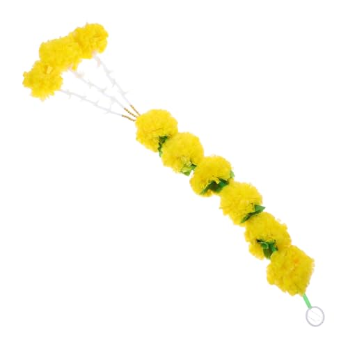 IMIKEYA Diwali Marigold Girlande Künstliche Blumen Langlebige Dekorationen für Indische Feste Mexikanische Tag der Toten Party Fenster Tür Hängend Traditionelle Ornamente IMIKEYA Diwali Marigold Girlande Künstliche Blumen Langlebige Dekorationen für Indische Feste Mexikanische Tag der Toten Party Fenster Tür Hängend Traditionelle Ornamente von IMIKEYA