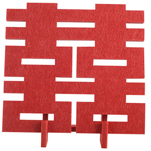 IMIKEYA Dreidimensionale Fröhliche Charakterverzierungen Ornament Symbol Hochzeit Couplet Orientalisch Verkaufsstand Braut Yang Neu Mond- Party Rezeption Hängend Topper Für Gefühlt IMIKEYA Dreidimensionale Fröhliche Charakterverzierungen Ornament Symbol Hochzeit Couplet Orientalisch Verkaufsstand Braut Yang Neu Mond- Party Rezeption Hängend Topper Für Gefühlt von IMIKEYA