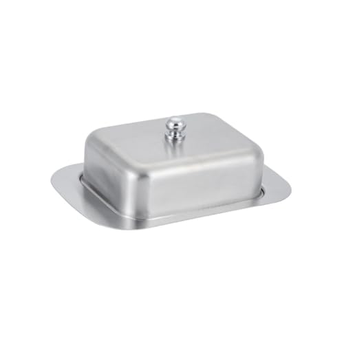 IMIKEYA Edelstahl Butterdose mit Deckel Verschleißfeste Butteraufbewahrung Luftdichte Butterglocke für Frische Butter Geeignet für Küche Restaurant und Haushaltsgebrauch IMIKEYA Edelstahl Butterdose mit Deckel Verschleißfeste Butteraufbewahrung Luftdichte Butterglocke für Frische Butter Geeignet für Küche Restaurant und Haushaltsgebrauch von IMIKEYA