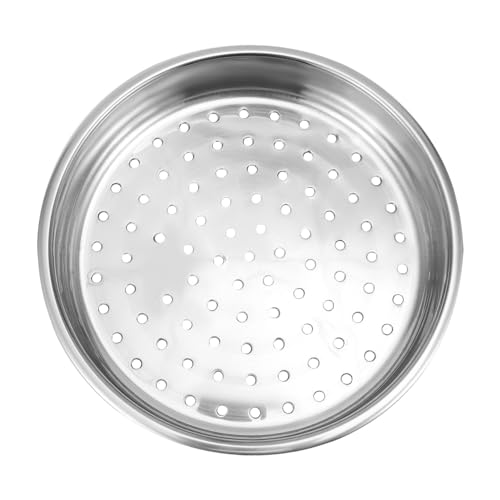 IMIKEYA Edelstahl Dampfgarer Korb Dicker Tiefer Dampfeinsatz für Gemüse und Obst Hitzebeständig Leicht und Kompakt Vielseitig für Zuhause und Restaurant Geeignet von IMIKEYA