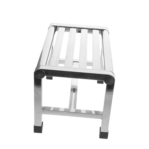 IMIKEYA Edelstahl Duschhocker Kompakt Robust Multifunktionaler Kleiner Hocker für Bad Küche Senioren Vielseitiger Haushaltsstuhl IMIKEYA Edelstahl Duschhocker Kompakt Robust Multifunktionaler Kleiner Hocker für Bad Küche Senioren Vielseitiger Haushaltsstuhl von IMIKEYA