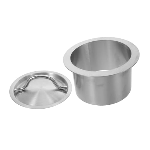 IMIKEYA Edelstahl Einbau Müllschacht Deckel Rund Eingelassener Abfalleimer Deckel Küchenarbeitsplatte Hygienisch Leicht Zu Reinigen Für Profi Küchenstationen IMIKEYA Edelstahl Einbau Müllschacht Deckel Rund Eingelassener Abfalleimer Deckel Küchenarbeitsplatte Hygienisch Leicht Zu Reinigen Für Profi Küchenstationen von IMIKEYA